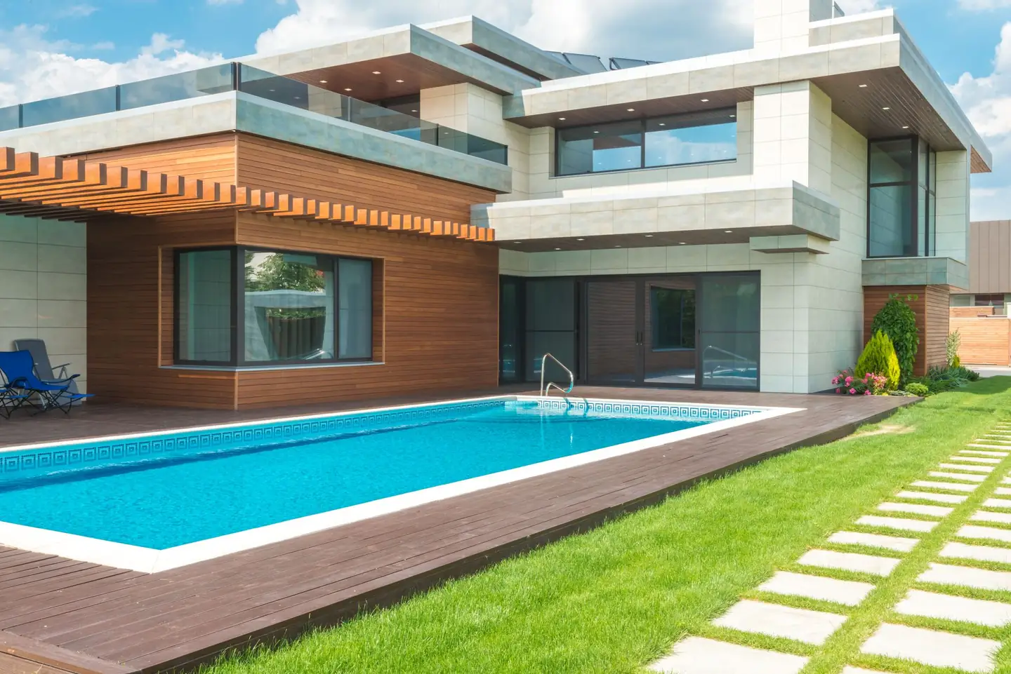 Swimming pool built in Loxford, NSW